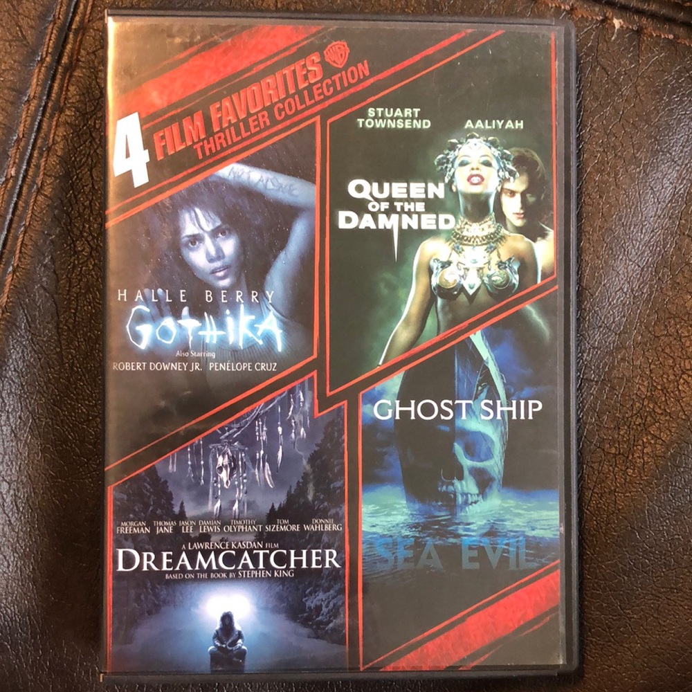 4 Film Bundle DVD! Gothika. Queen of the Damned. Dreamcatcher. Ghost Ship.